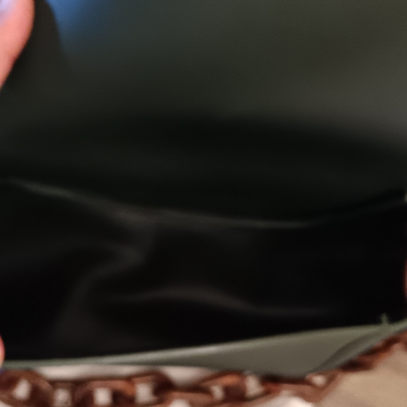 Simon Miller Green and Brown Crossbody Bag with Chain Strap - Picture 11 of 16